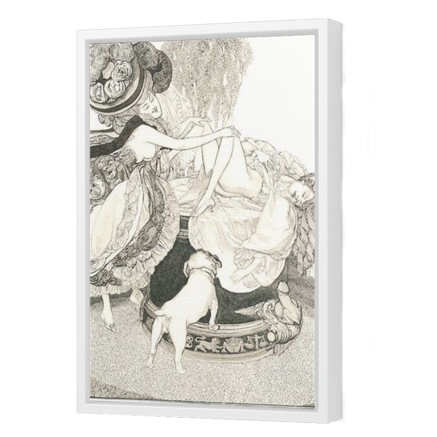 Thumbnail for Canvas - White Floating Frame