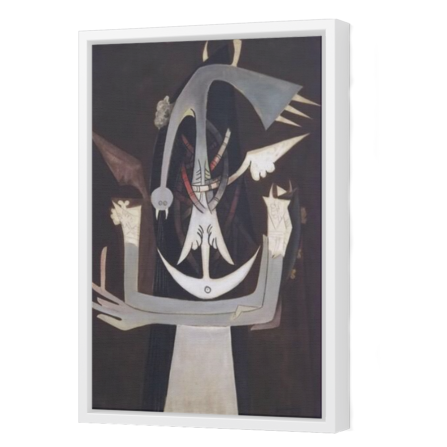 Thumbnail for Canvas - White Floating Frame