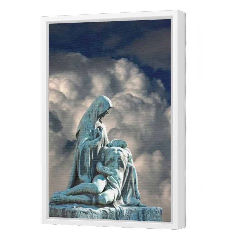 Thumbnail for Canvas - White Floating Frame