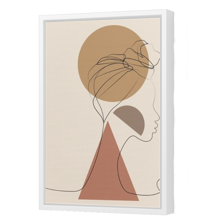 Thumbnail for Canvas - White Floating Frame