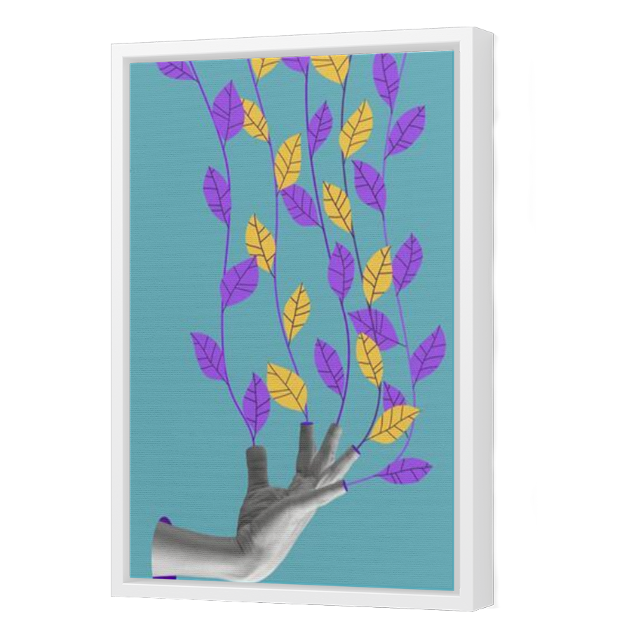 Thumbnail for Canvas - White Floating Frame