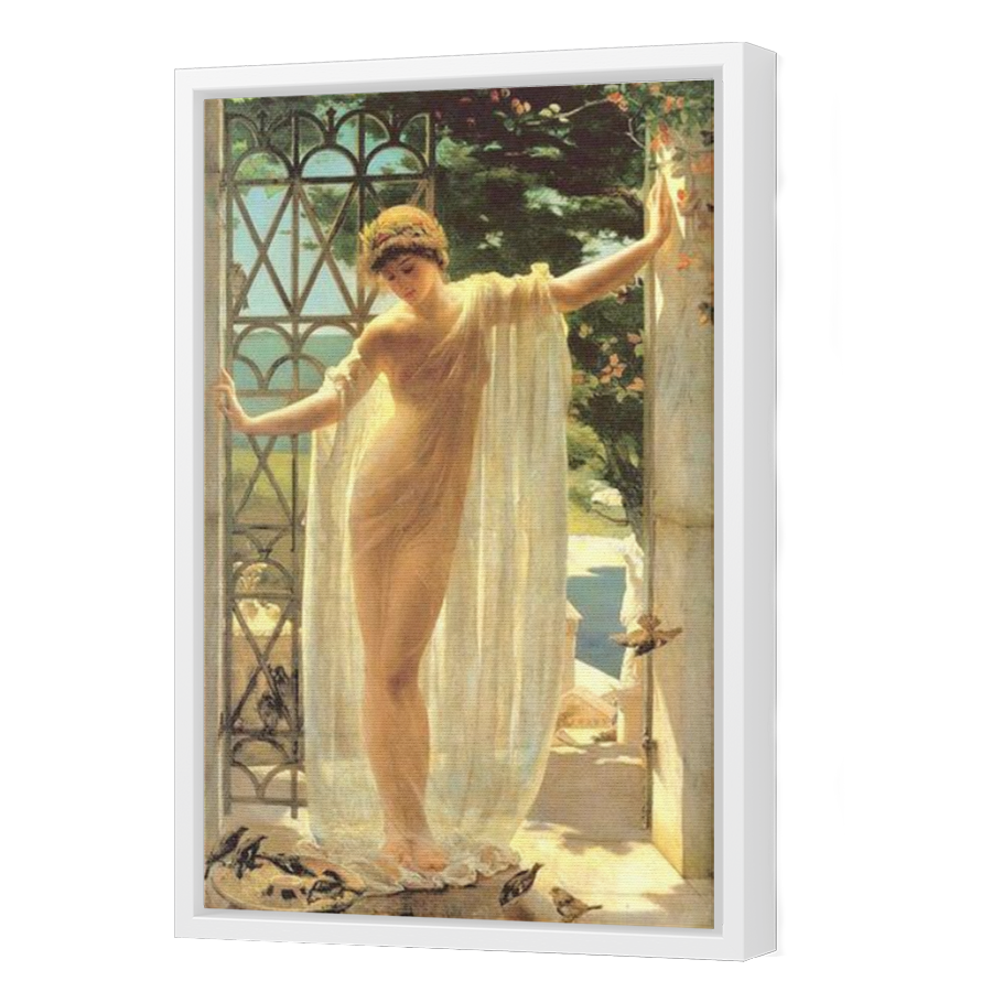 Thumbnail for Canvas - White Floating Frame