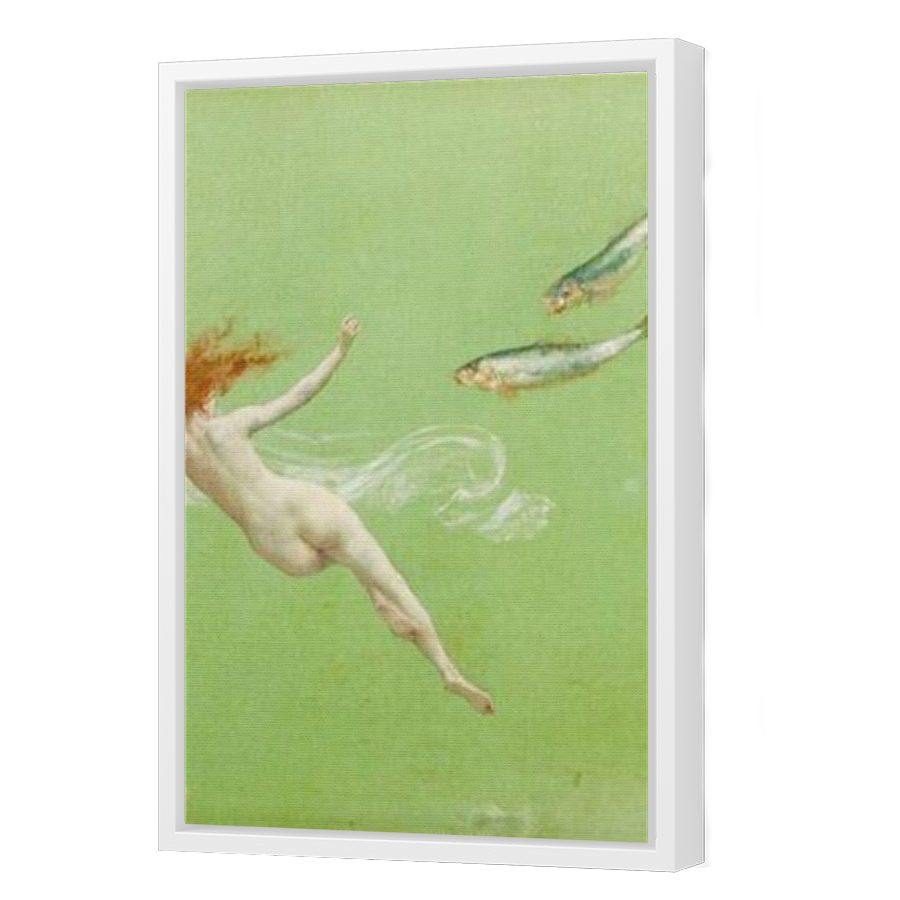 Thumbnail for Canvas - White Floating Frame