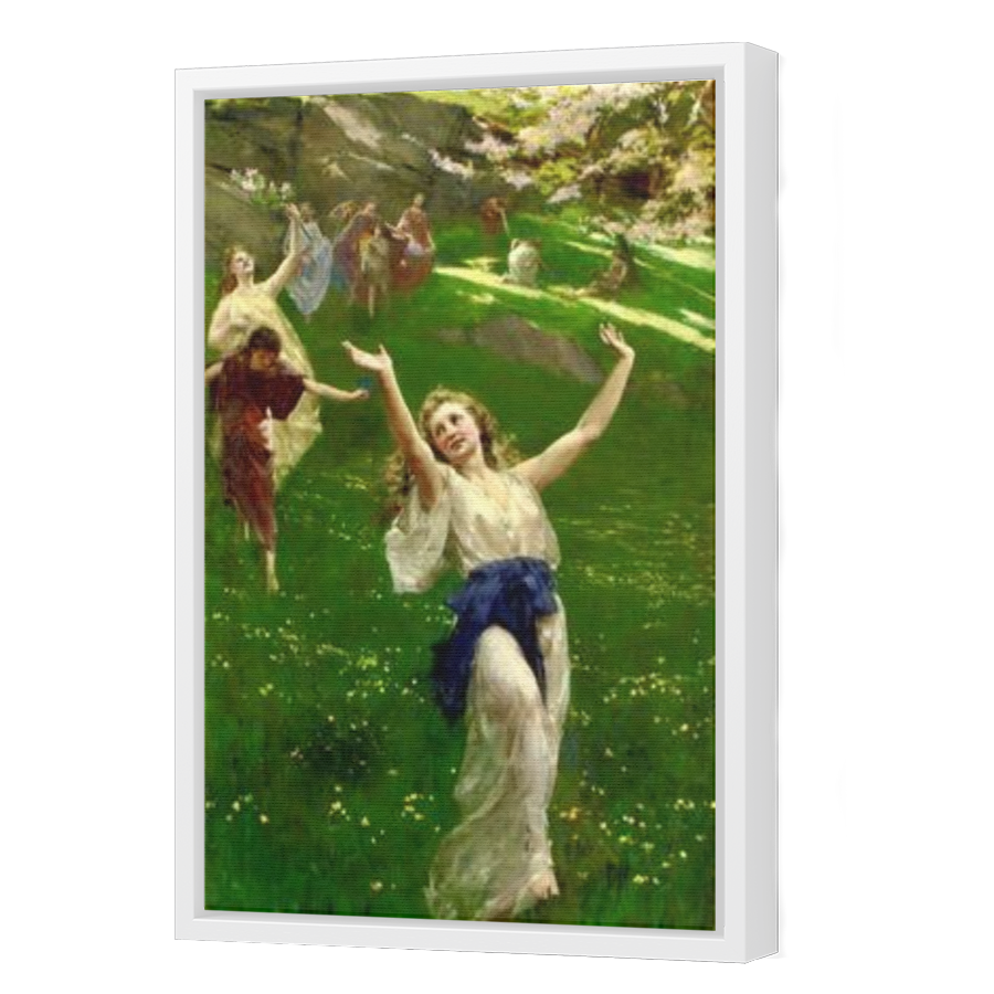 Thumbnail for Canvas - White Floating Frame