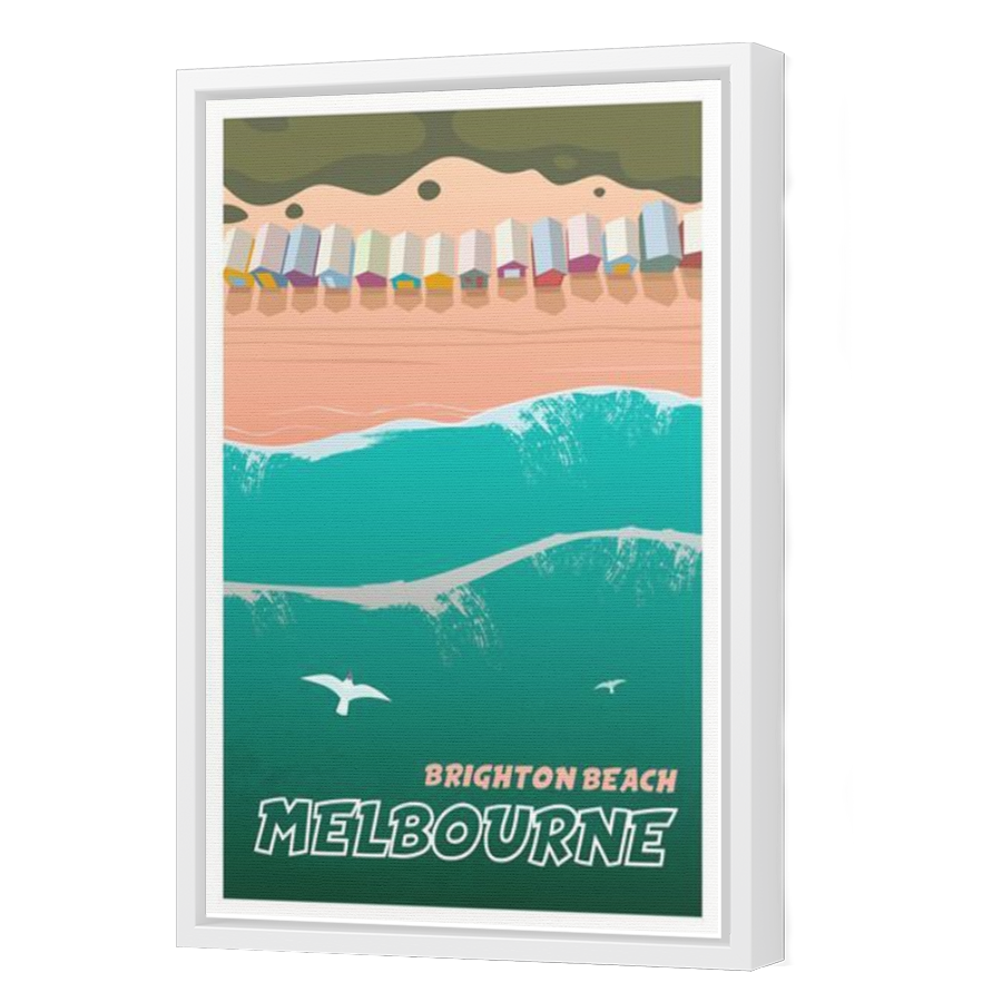 Thumbnail for Canvas - White Floating Frame