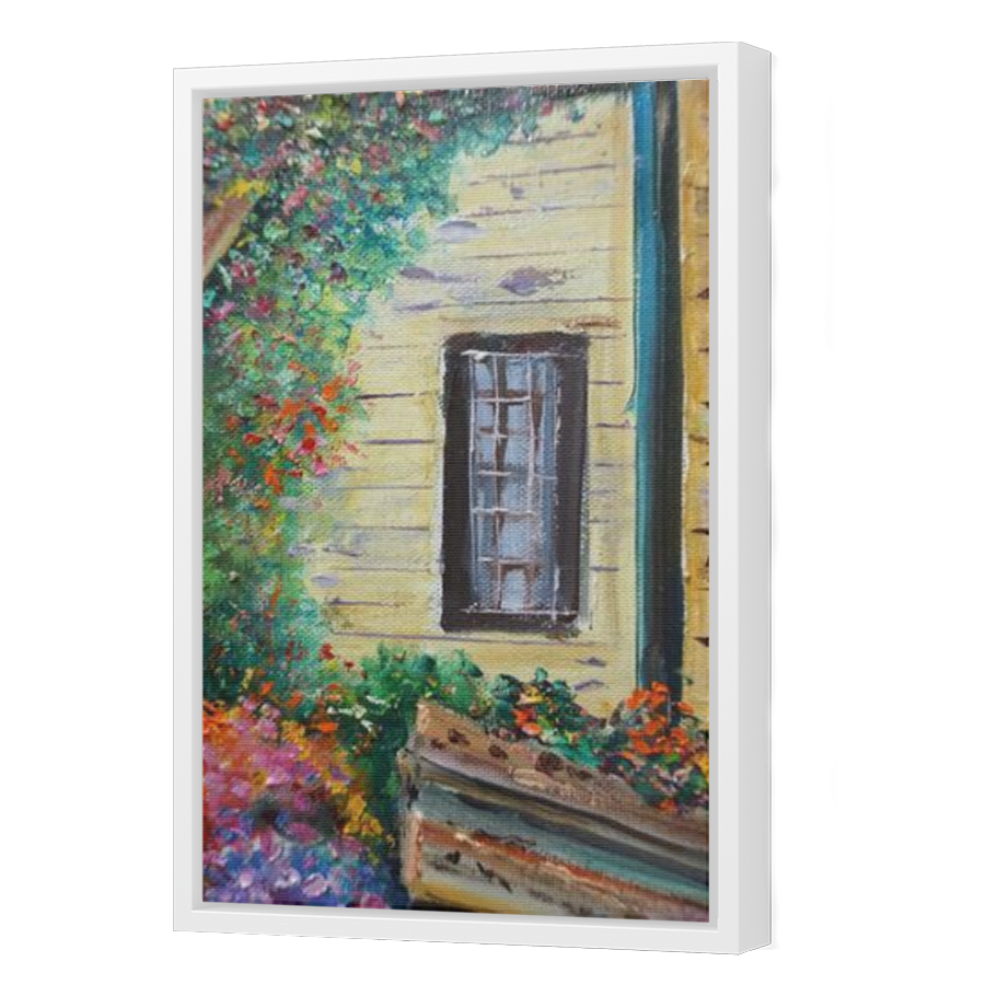 Thumbnail for Canvas - White Floating Frame