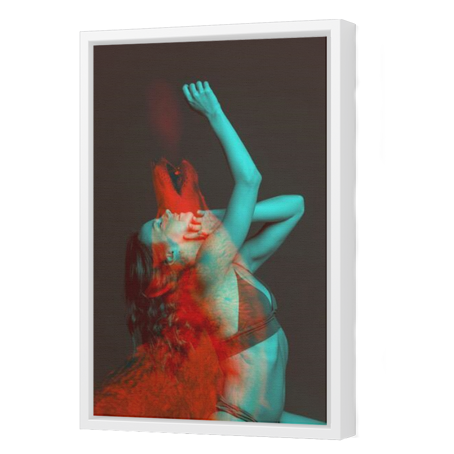 Thumbnail for Canvas - White Floating Frame