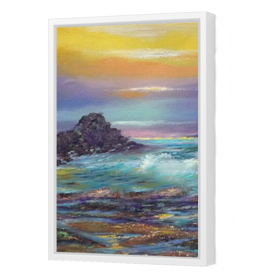 Thumbnail for Canvas - White Floating Frame