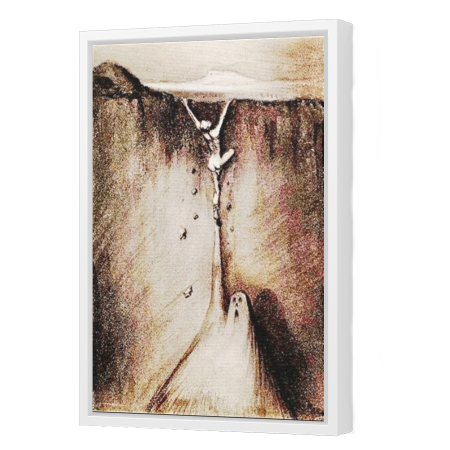 Thumbnail for Canvas - White Floating Frame