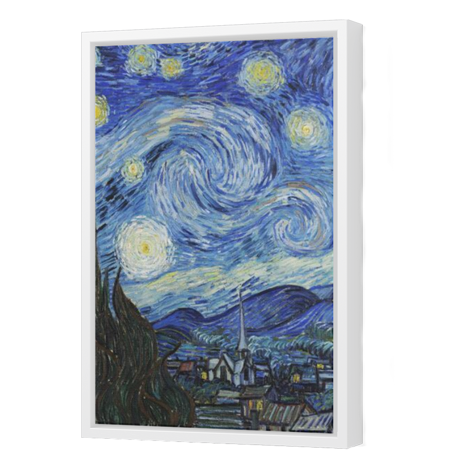 Thumbnail for Canvas - White Floating Frame