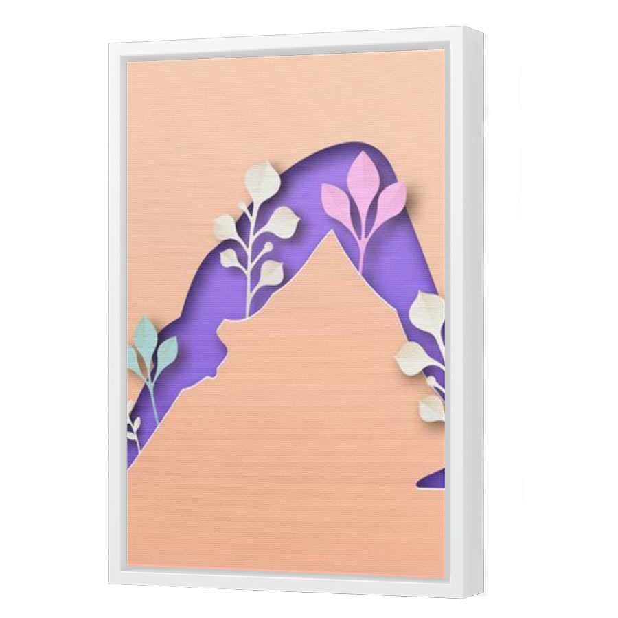 Thumbnail for Canvas - White Floating Frame
