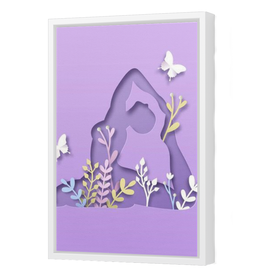Thumbnail for Canvas - White Floating Frame