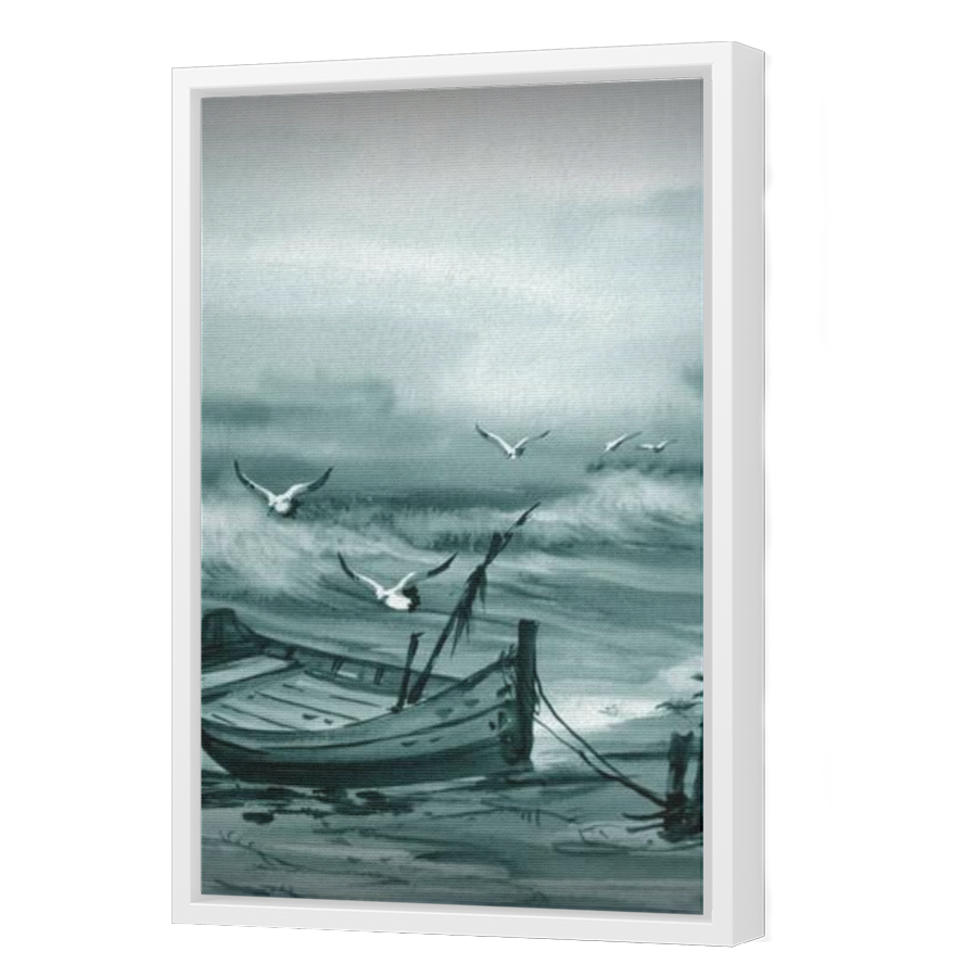 Thumbnail for Canvas - White Floating Frame