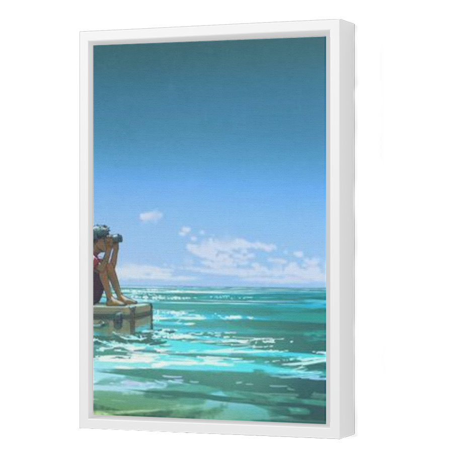 Thumbnail for Canvas - White Floating Frame