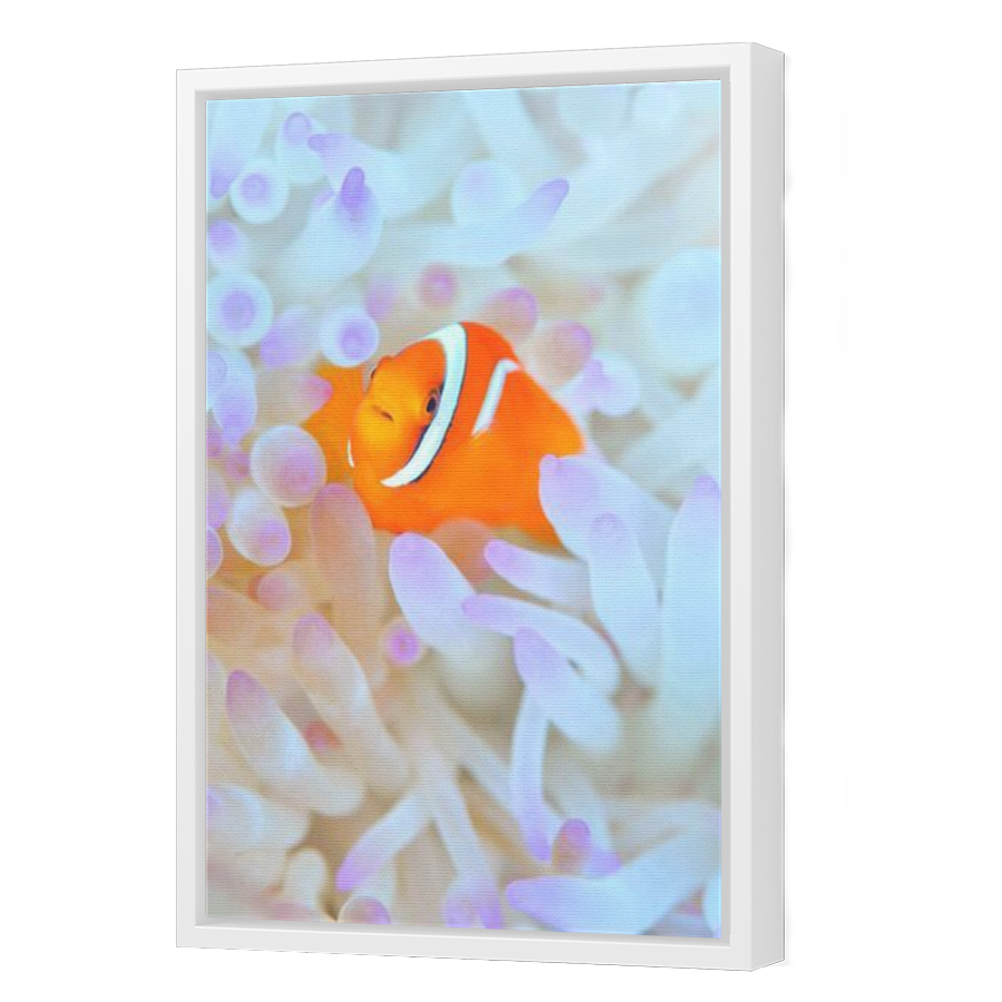 Thumbnail for Canvas - White Floating Frame