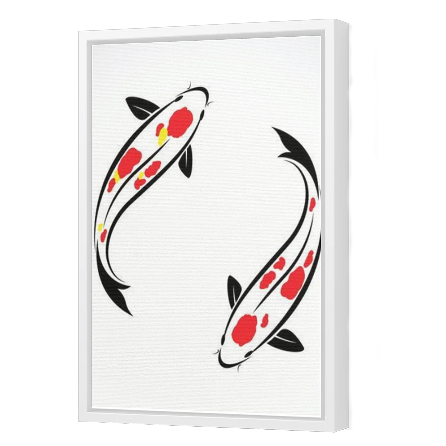 Thumbnail for Canvas - White Floating Frame