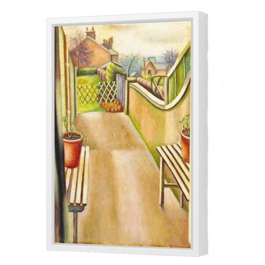 Thumbnail for Canvas - White Floating Frame