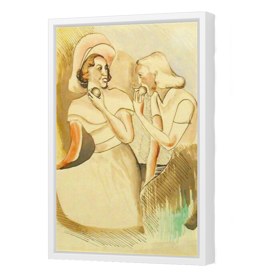 Thumbnail for Canvas - White Floating Frame