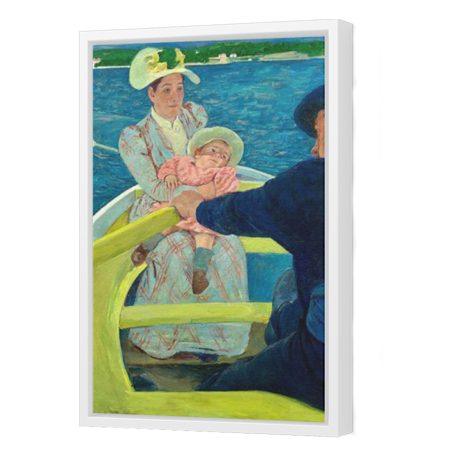 Thumbnail for Canvas - White Floating Frame