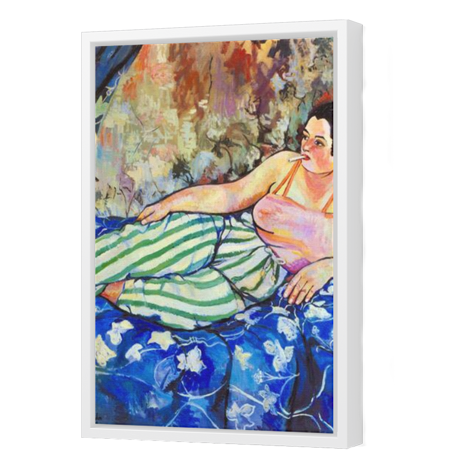 Thumbnail for Canvas - White Floating Frame