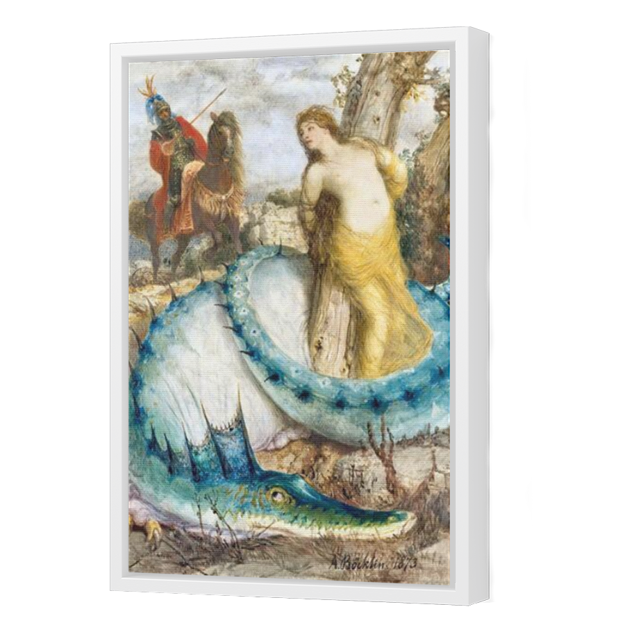 Thumbnail for Canvas - White Floating Frame