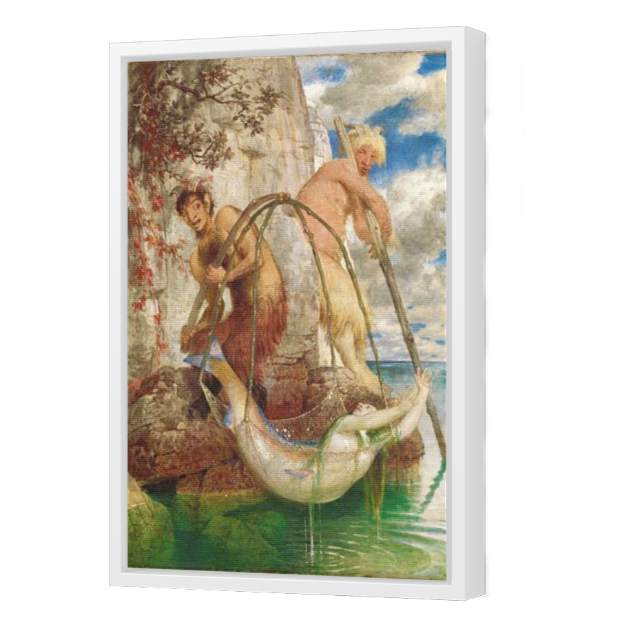 Thumbnail for Canvas - White Floating Frame