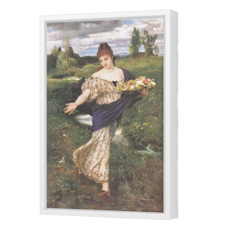 Thumbnail for Canvas - White Floating Frame