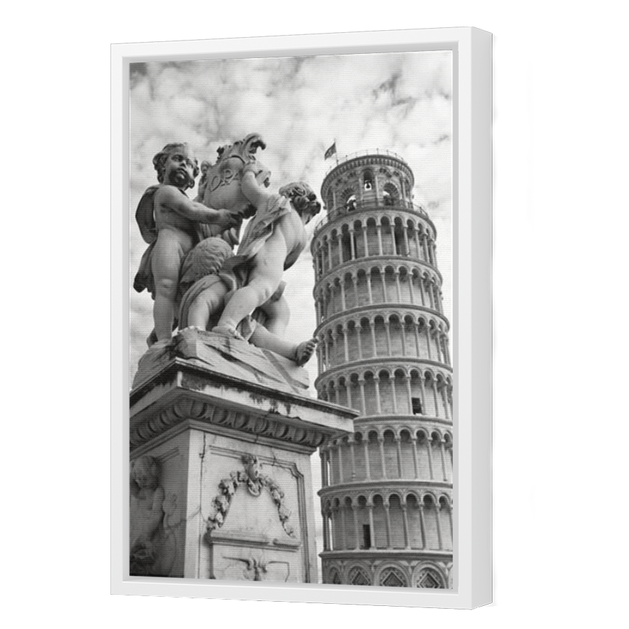 Thumbnail for Canvas - White Floating Frame