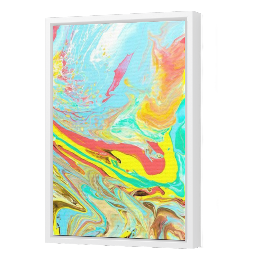 Thumbnail for Canvas - White Floating Frame