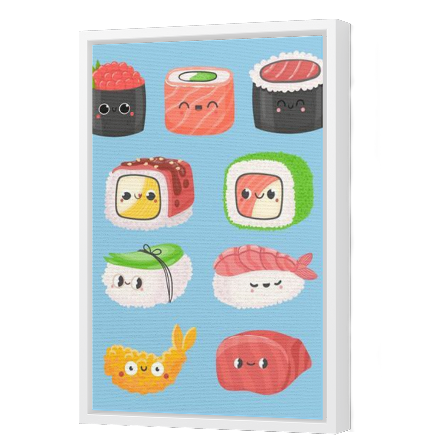 Thumbnail for Canvas - White Floating Frame