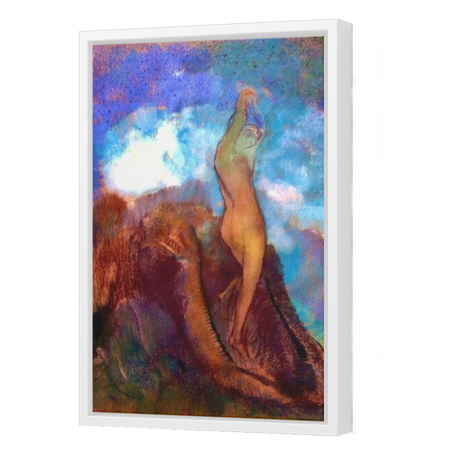 Thumbnail for Canvas - White Floating Frame