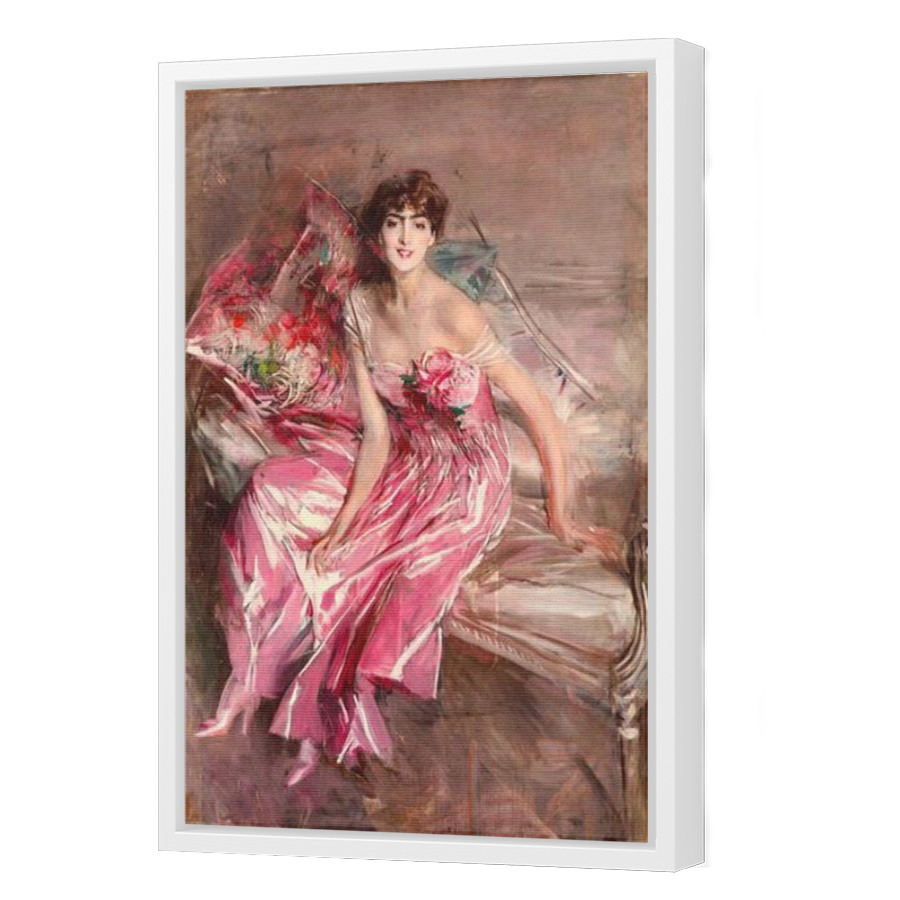 Thumbnail for Canvas - White Floating Frame