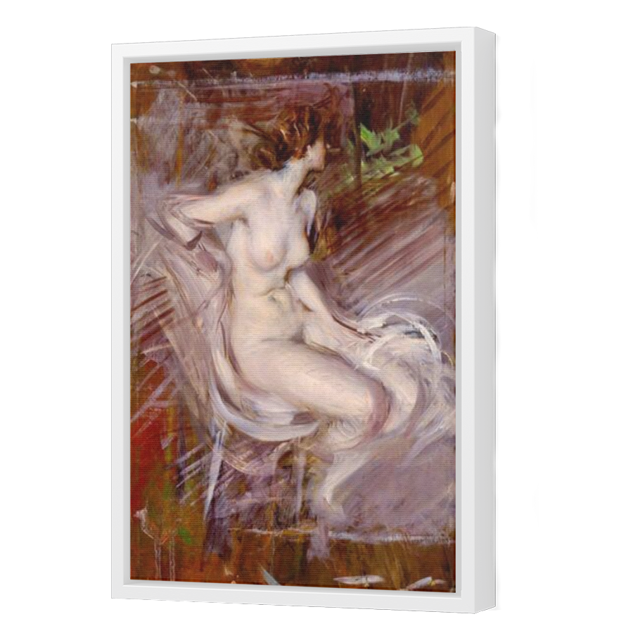 Thumbnail for Canvas - White Floating Frame
