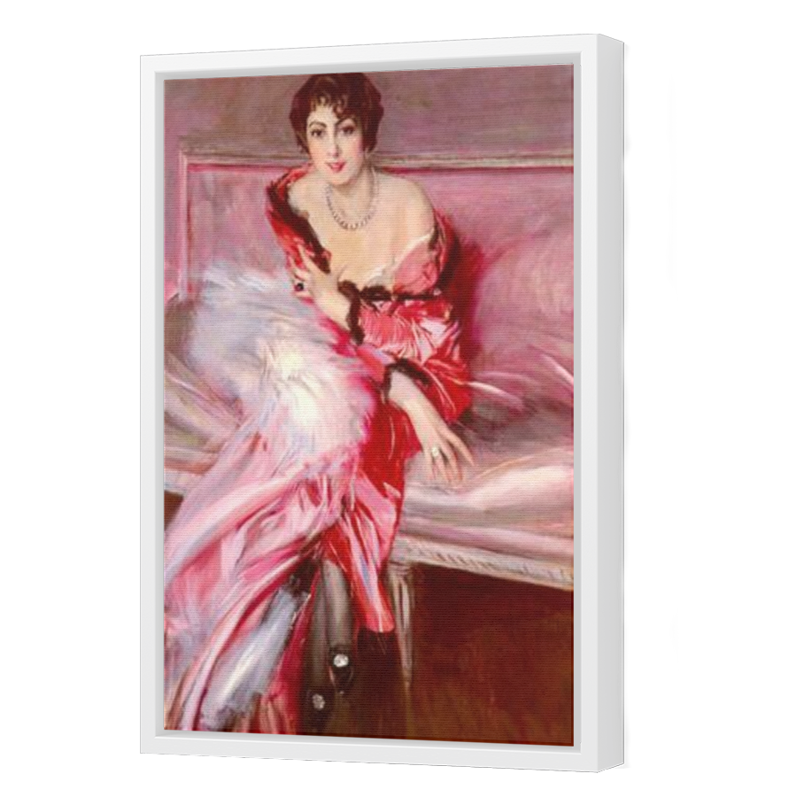 Thumbnail for Canvas - White Floating Frame