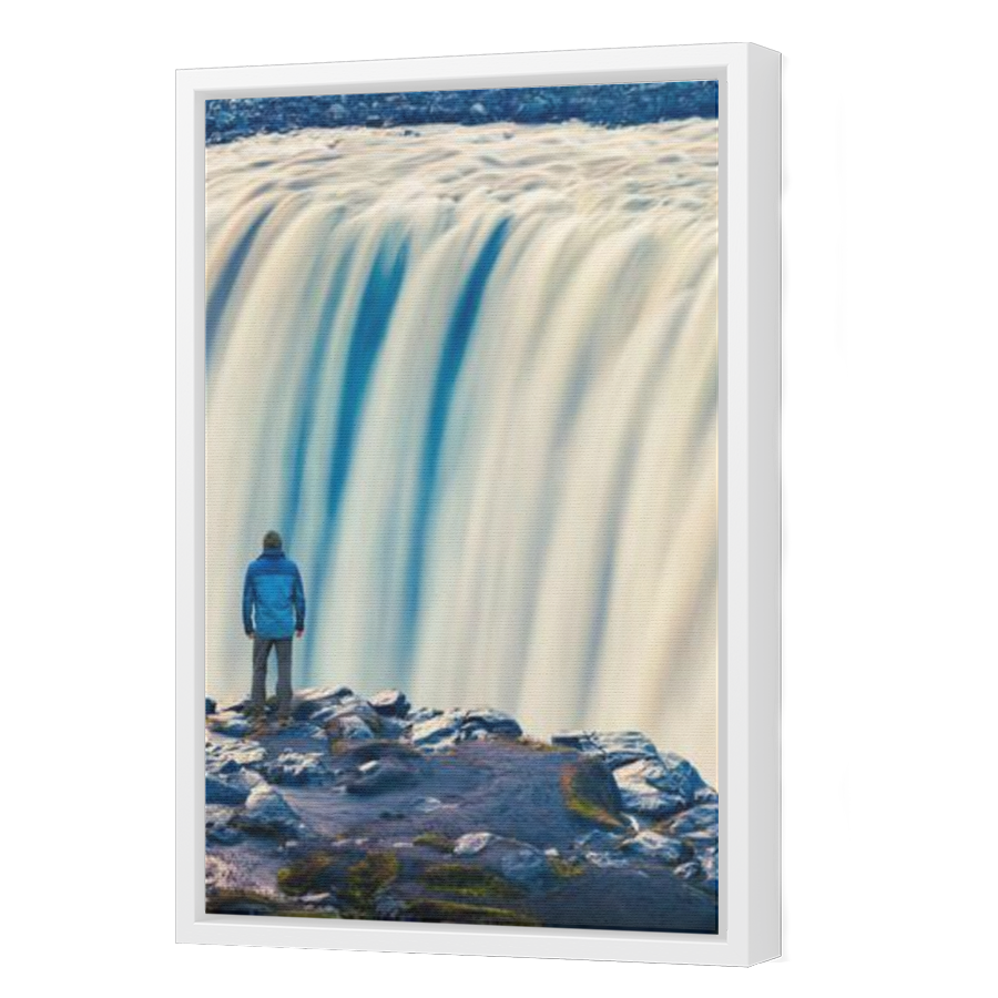 Thumbnail for Canvas - White Floating Frame