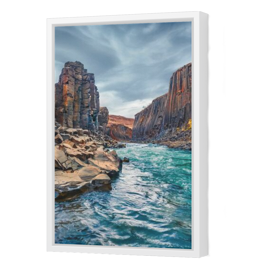 Thumbnail for Canvas - White Floating Frame