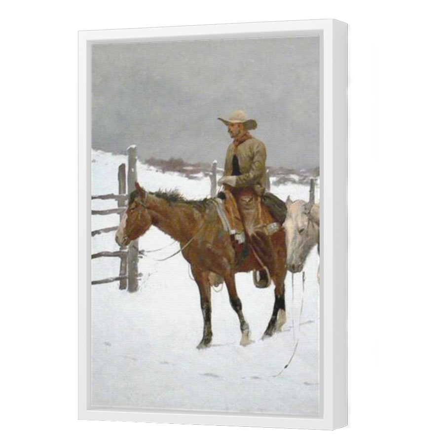 Thumbnail for Canvas - White Floating Frame
