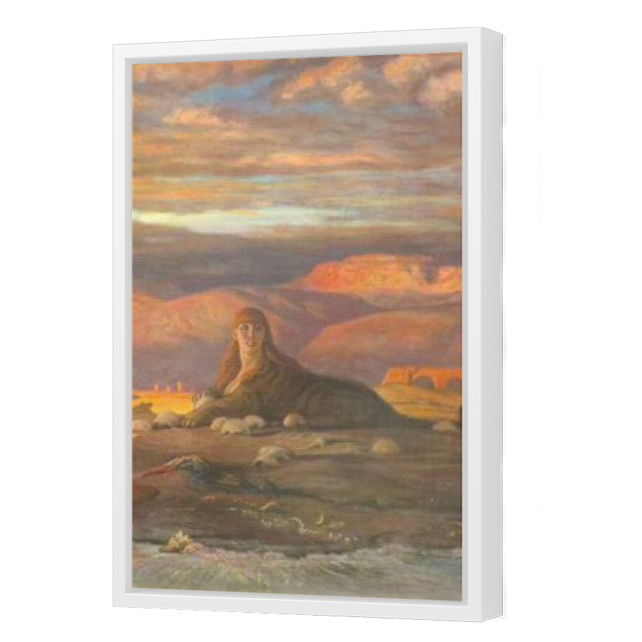 Thumbnail for Canvas - White Floating Frame