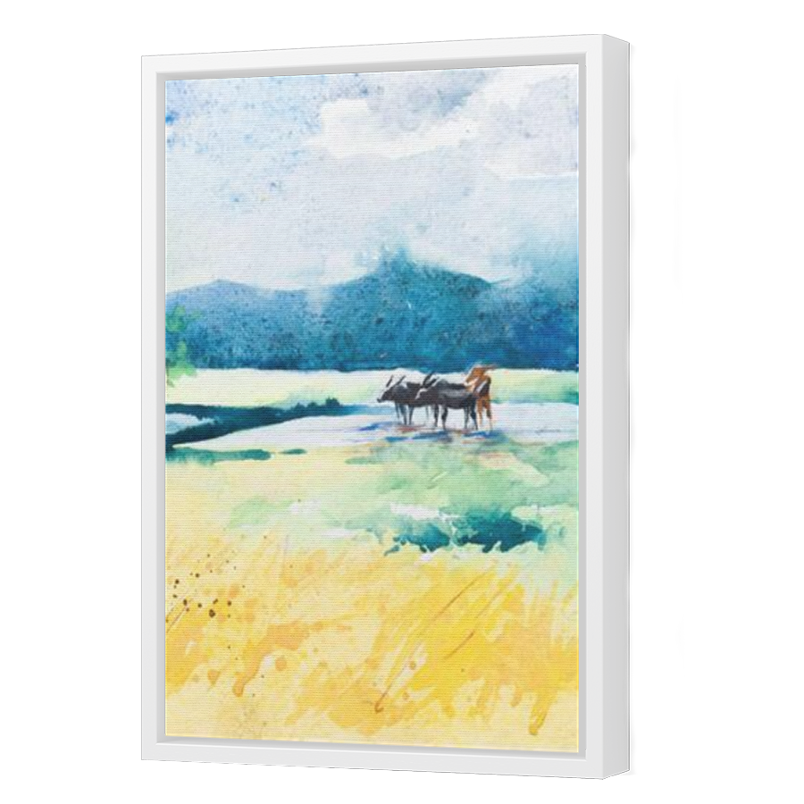 Thumbnail for Canvas - White Floating Frame