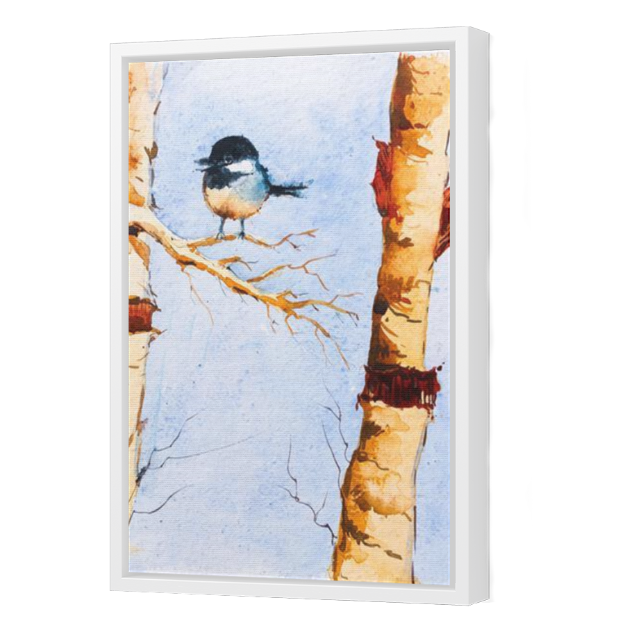 Thumbnail for Canvas - White Floating Frame