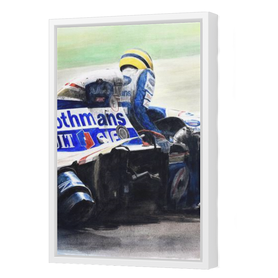 Thumbnail for Canvas - White Floating Frame