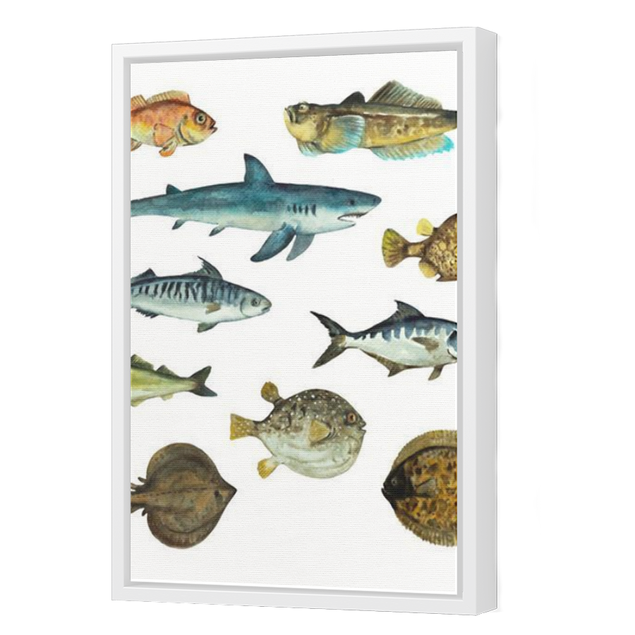Thumbnail for Canvas - White Floating Frame