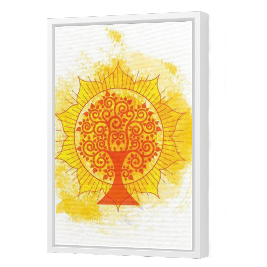 Thumbnail for Canvas - White Floating Frame