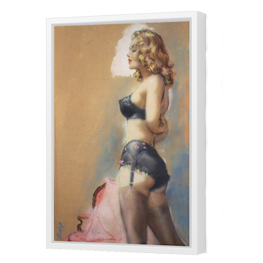 Thumbnail for Canvas - White Floating Frame