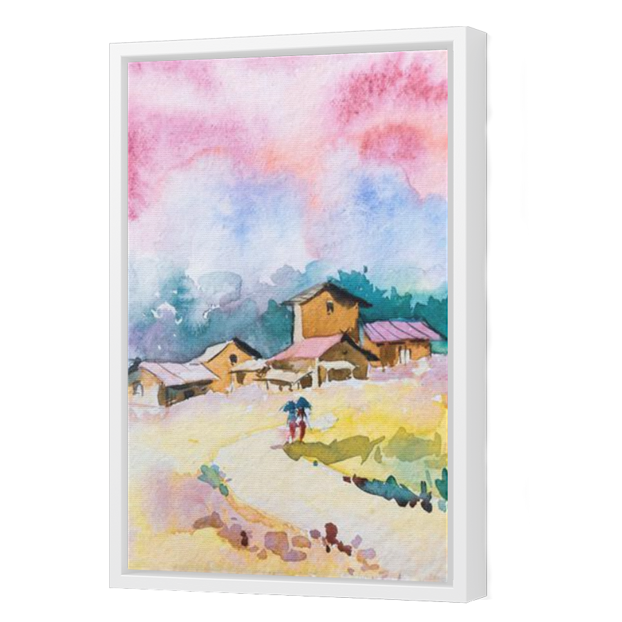 Thumbnail for Canvas - White Floating Frame