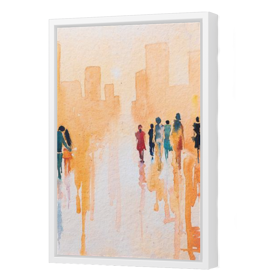 Thumbnail for Canvas - White Floating Frame