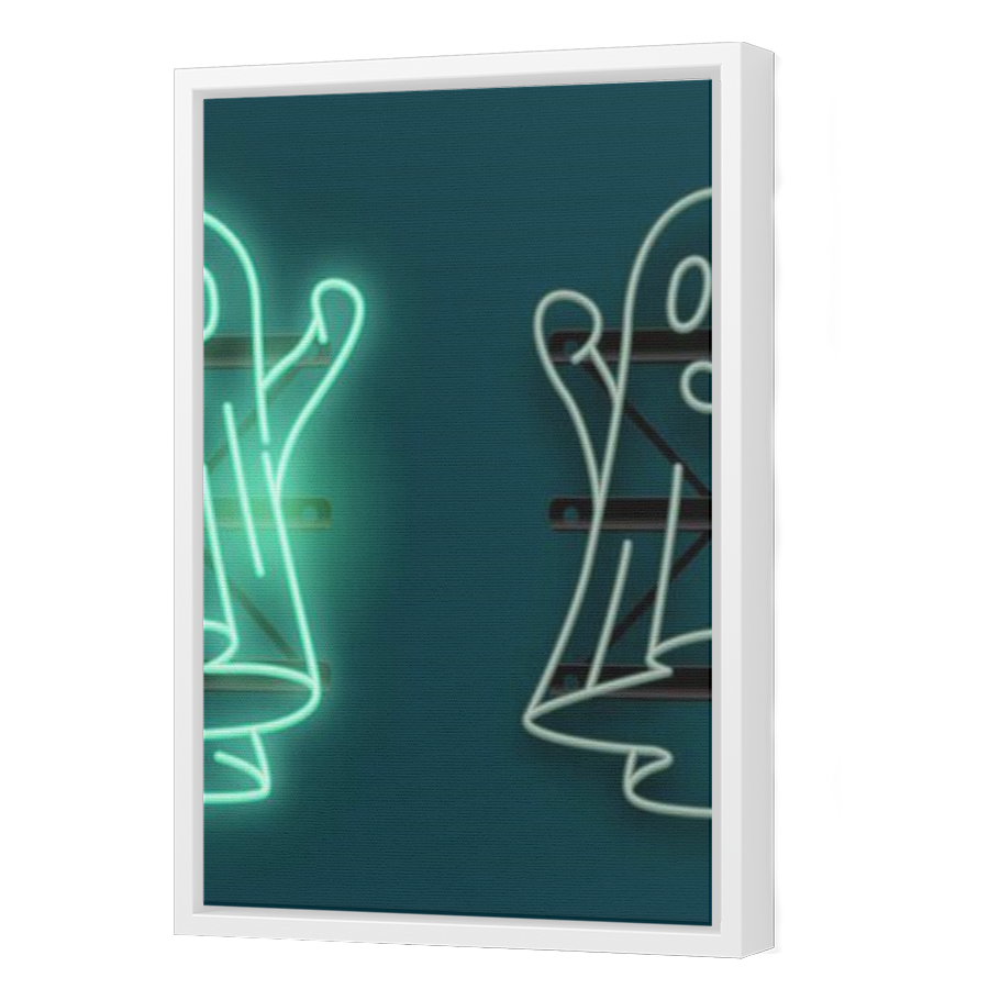 Thumbnail for Canvas - White Floating Frame