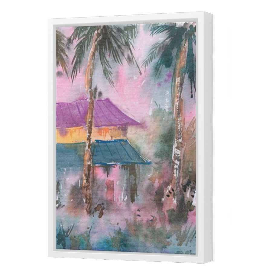 Thumbnail for Canvas - White Floating Frame