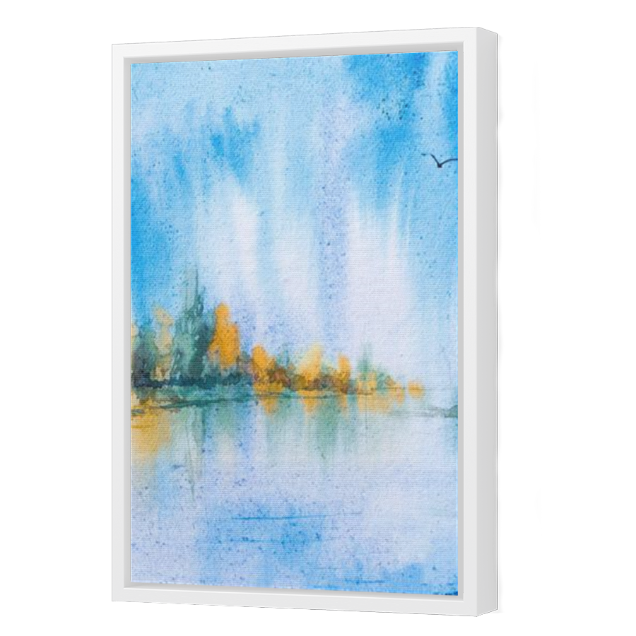 Thumbnail for Canvas - White Floating Frame