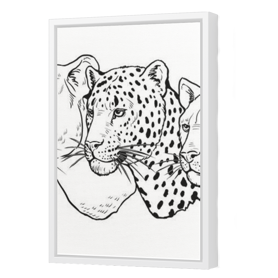 Thumbnail for Canvas - White Floating Frame